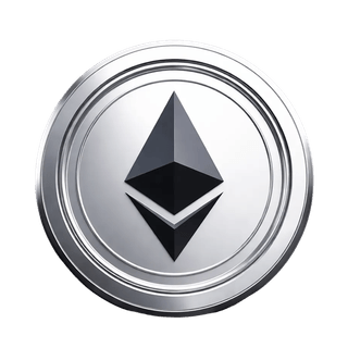 Yếu tố đồ họa nổi thể hiện đồng Ethereum (ETH) coin